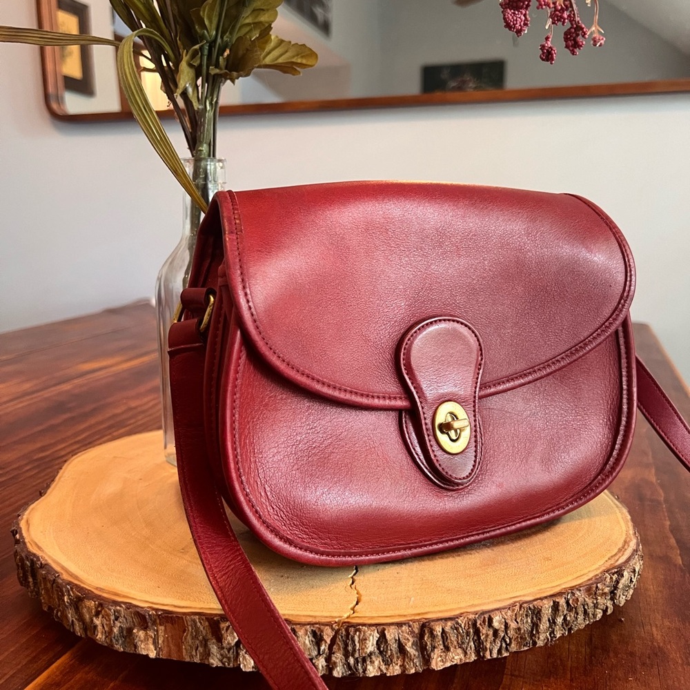 Vintage Red 90’s Coach Prairie Purse - Rare